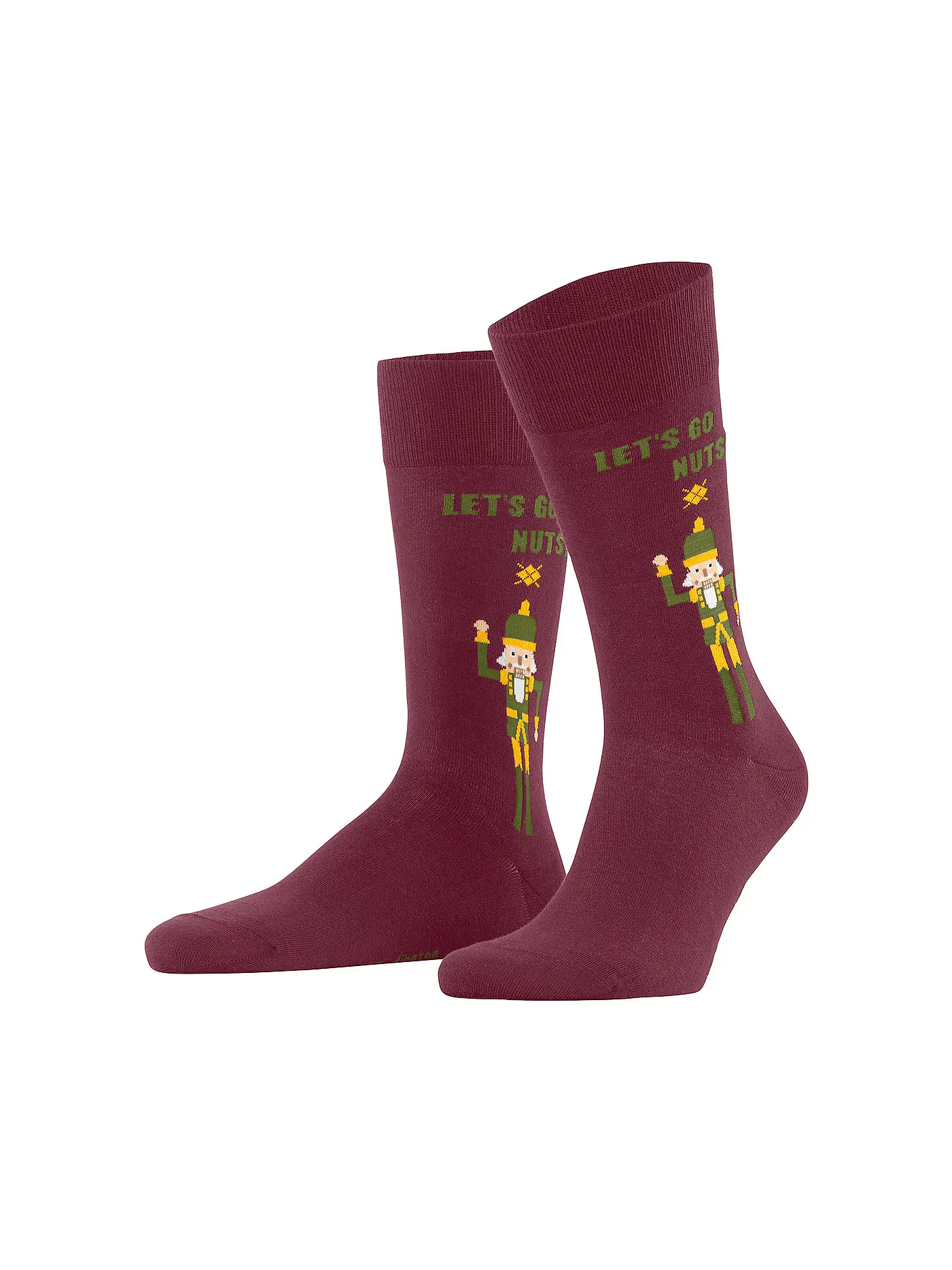 BURLINGTON | Herren Socken NUTTY NUTRACKER 40-46 burgundy | 